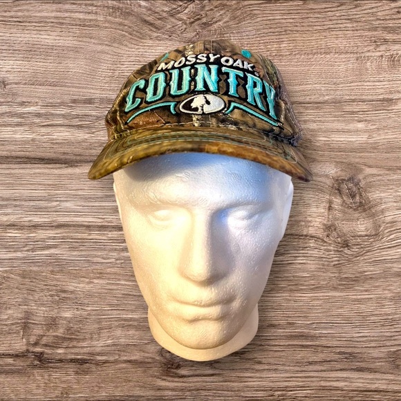Mossy Oak Country Camouflage Hat - Picture 2 of 5